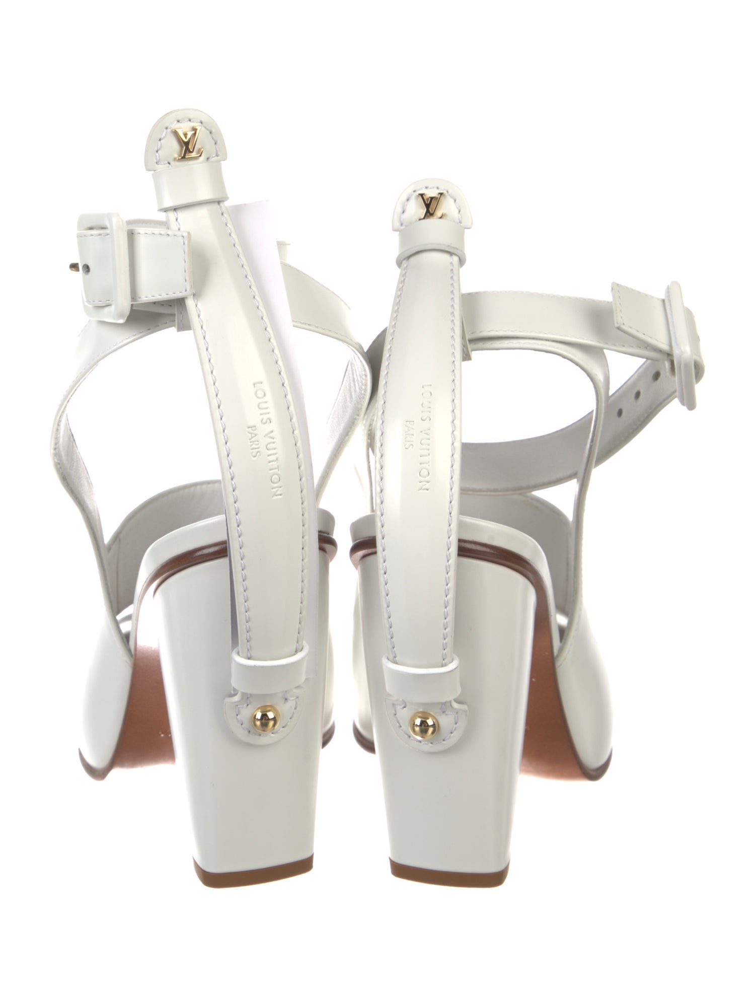 Louis Vuitton Trinity Patent Leather Sandals